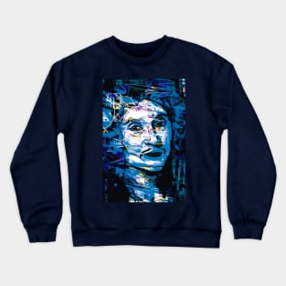 Moliere in Blue Crewneck Sweatshirt